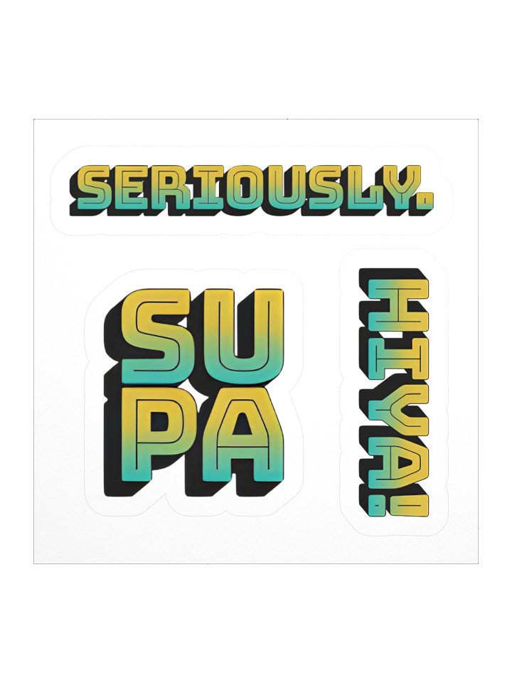 SupaFont Stickers product image (1)