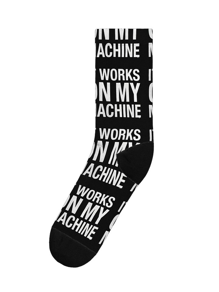 Machine Code Repeat Crew Socks product image (1)