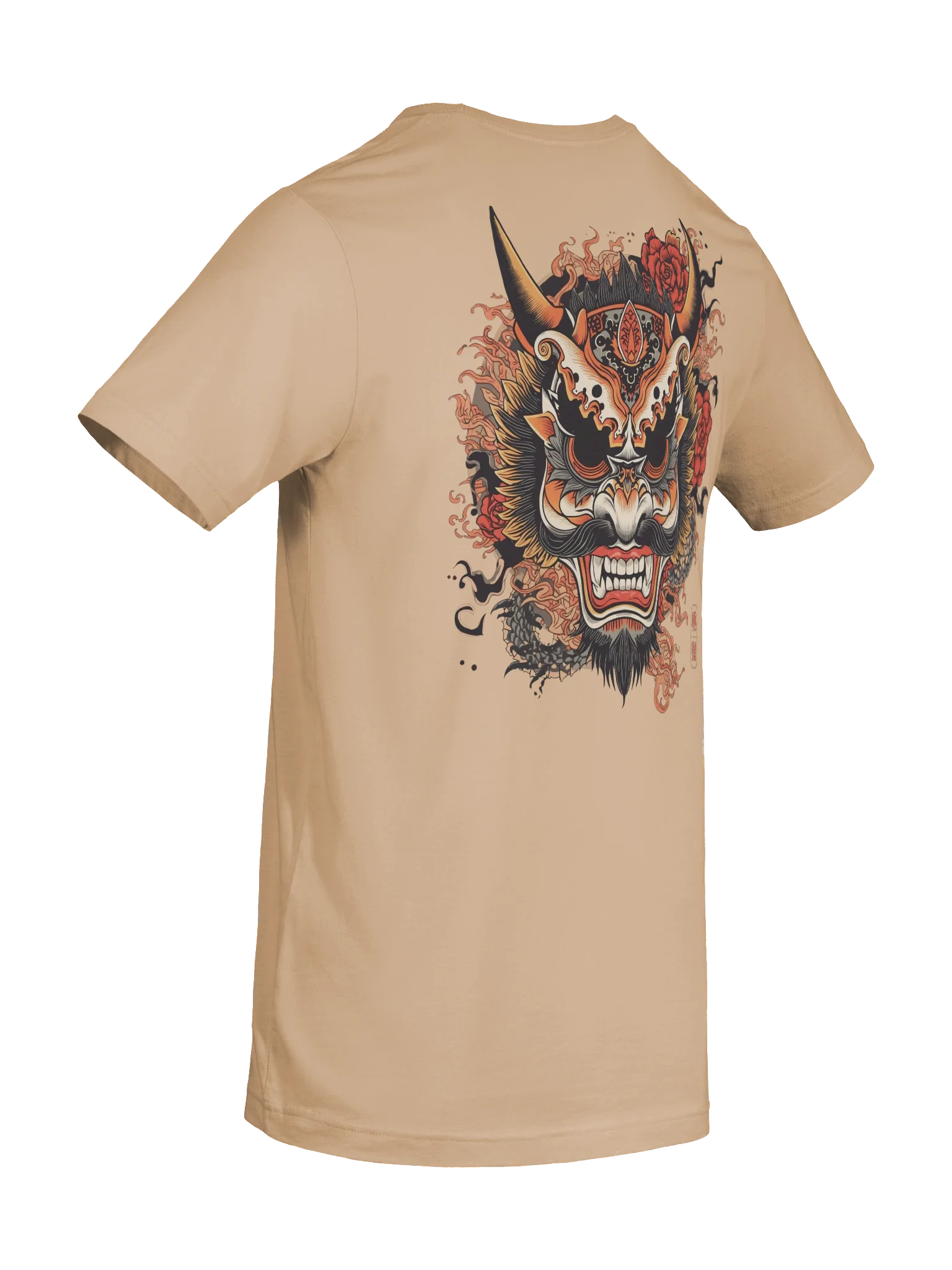 The Bold Oni Mask Streetwear T-Shirt product image (8)