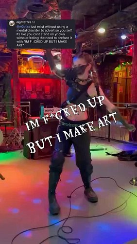 Sorry but I just had to do this 😂😂 #alternativemetal #gothgirl #femalemetalsinger #witchhouse #gothstyle #trueartist