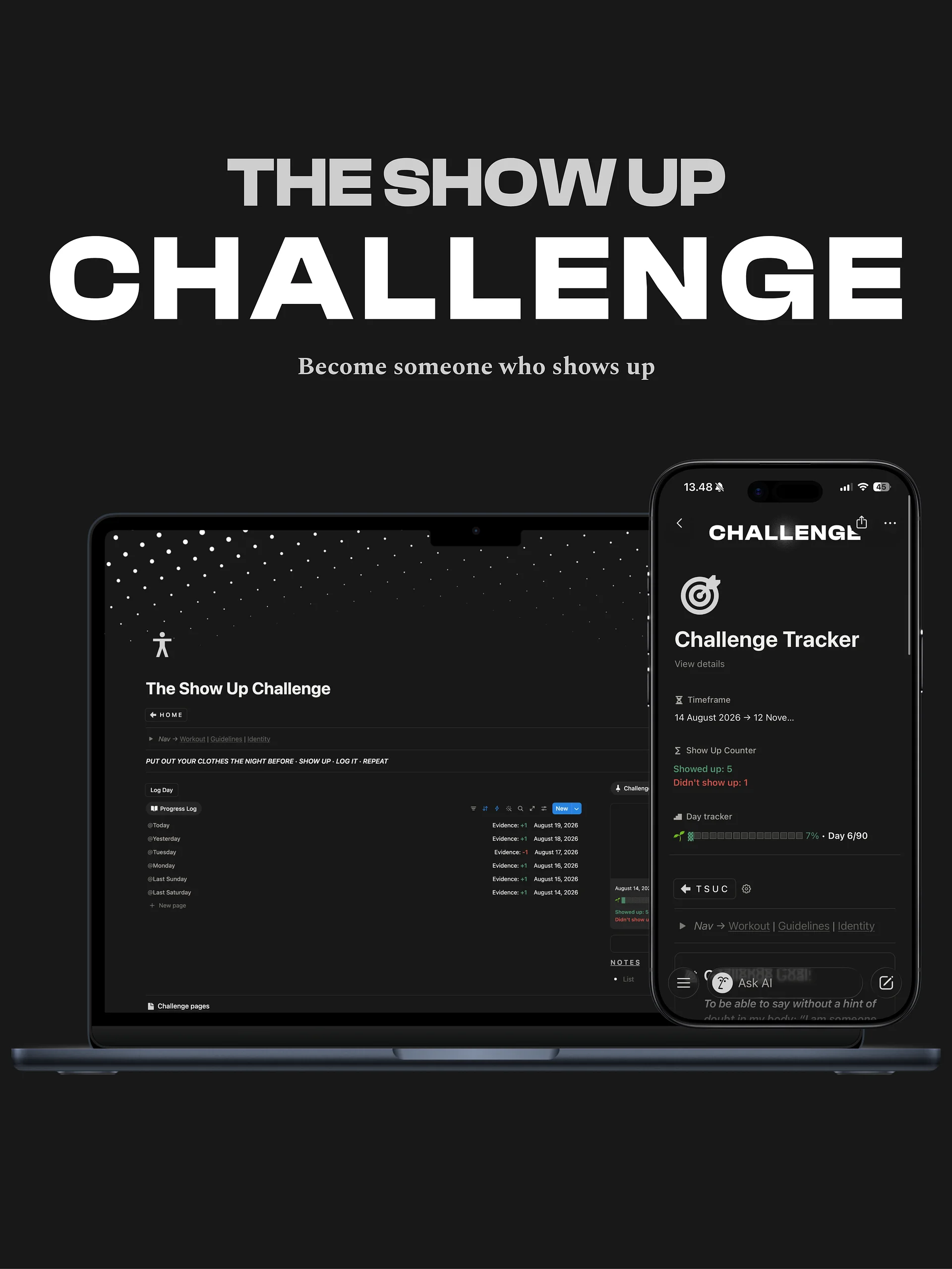 The Show Up Challenge — Free product image (1)