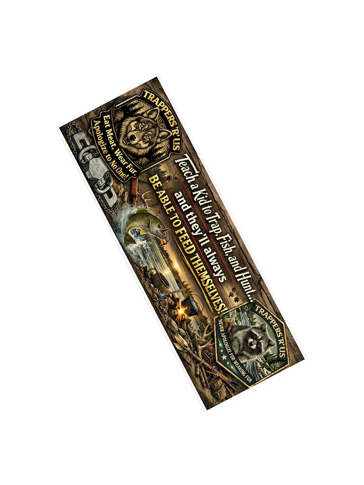 Teach a kid - Bumper sticker product image (2)