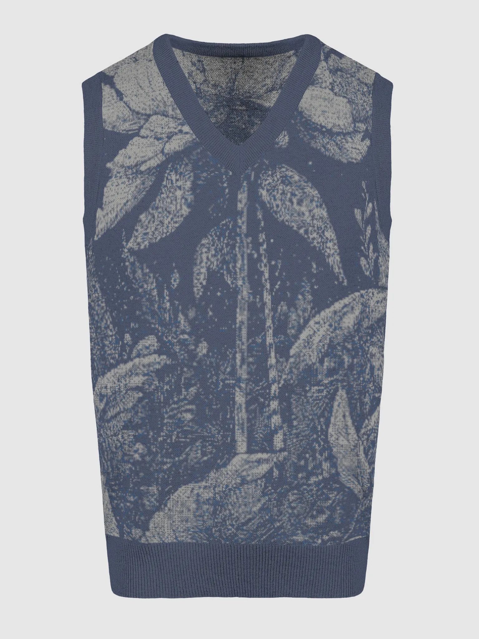 Noir Jungle II Knitted V-Neck Vest product image (13)