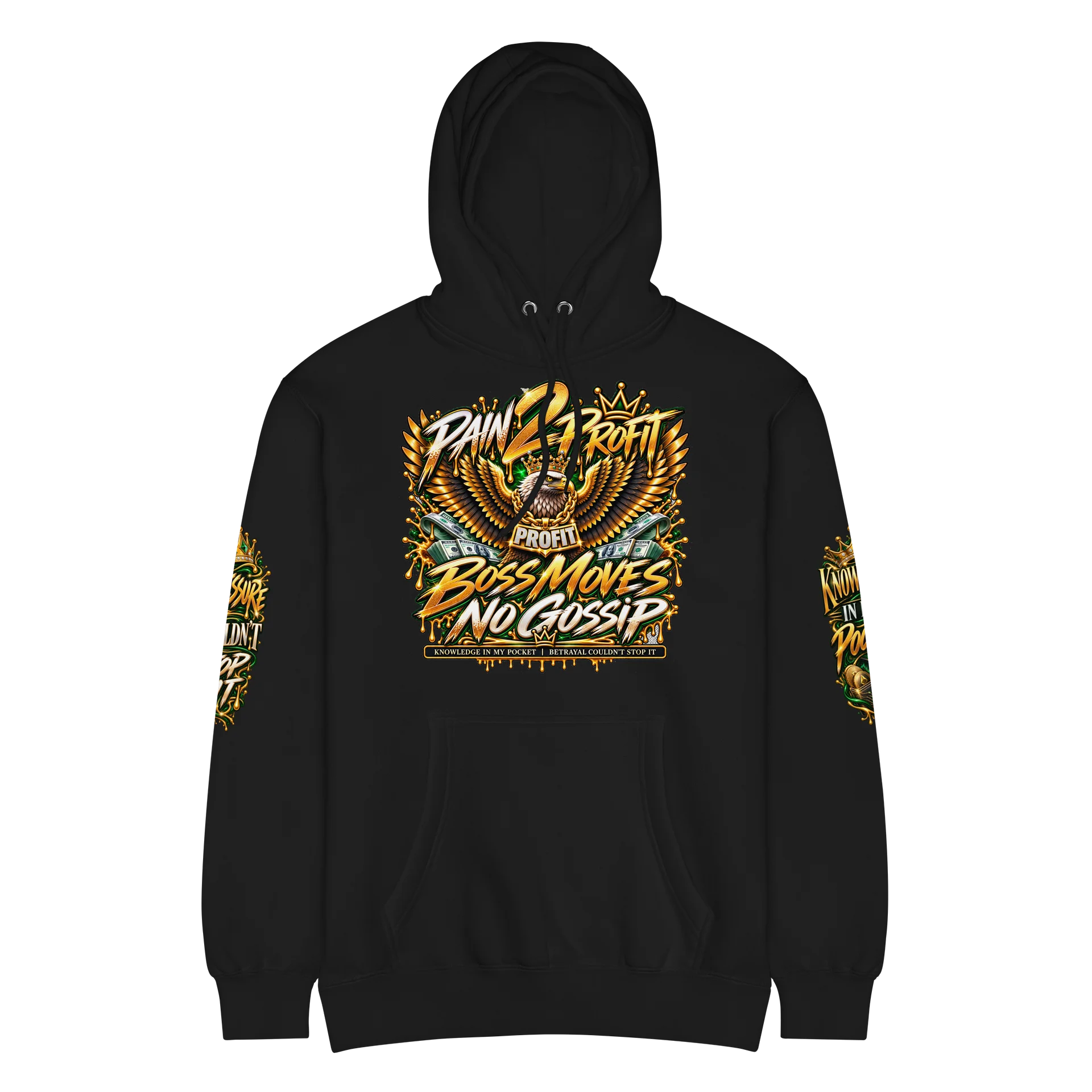 Boss Moves, No Gossip — Premium Hoodie product image (6)