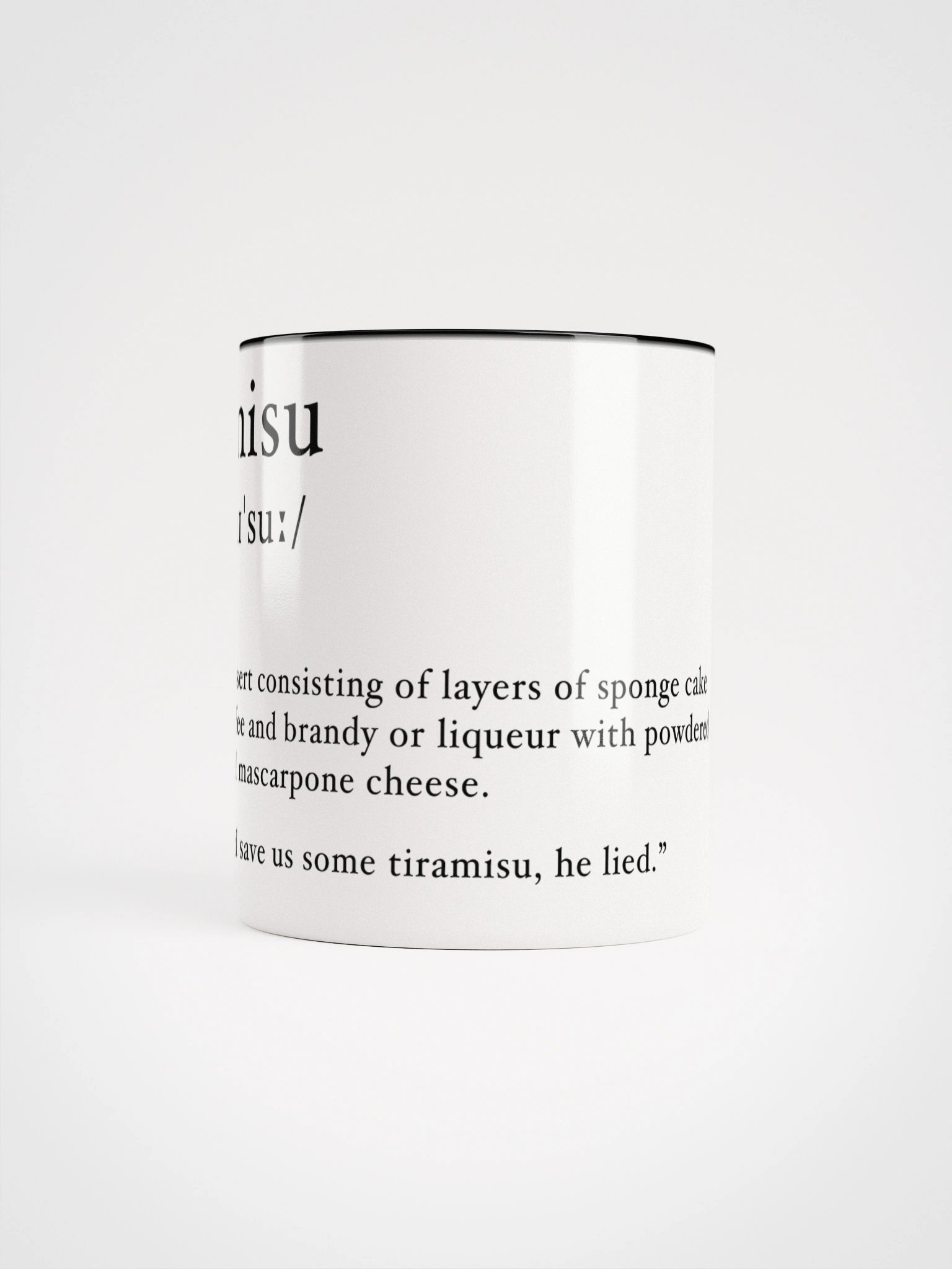 Tiramisu Definition Mug product image (2)