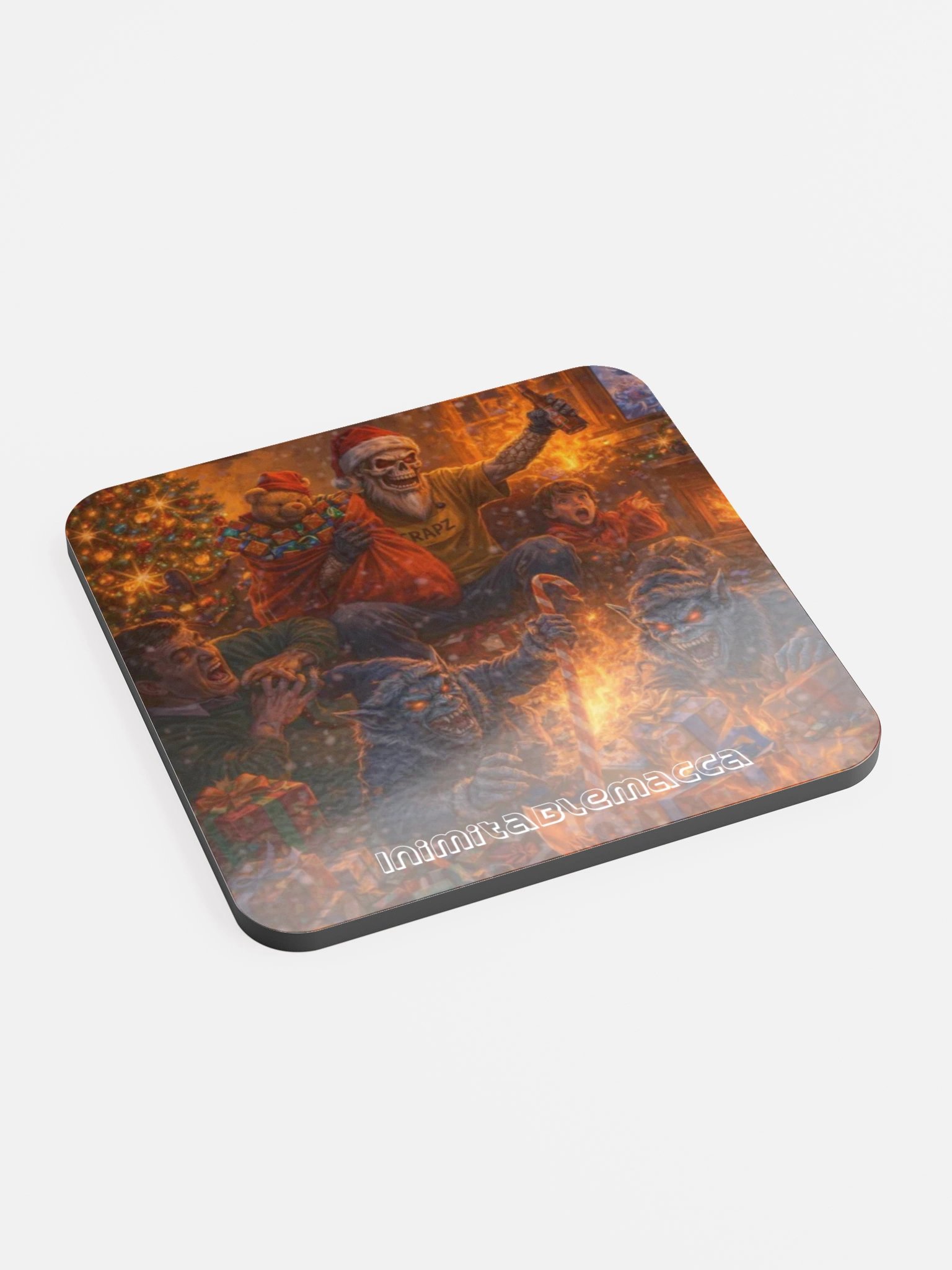 Macca Hell christmas Cork Coaster 3 product image (2)