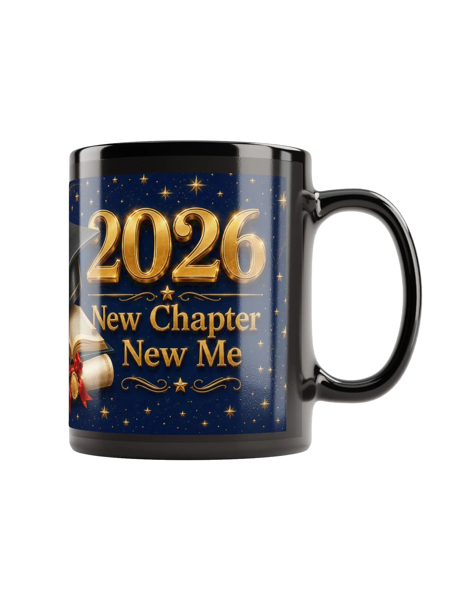 Class of 2026 — Black Glossy Graduation Mug 15oz product image (9)