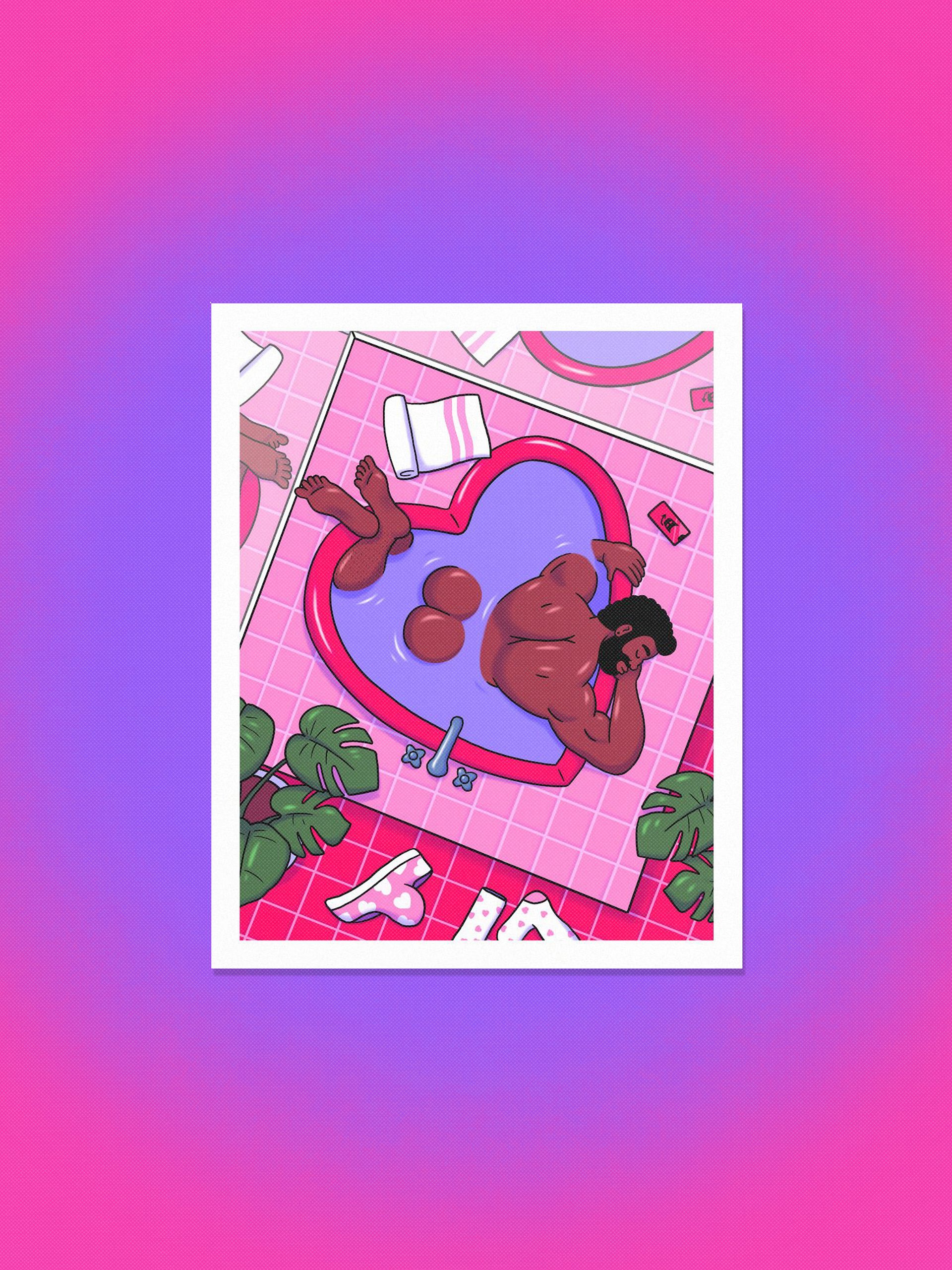 Hearttub 8x10 Print product image (1)