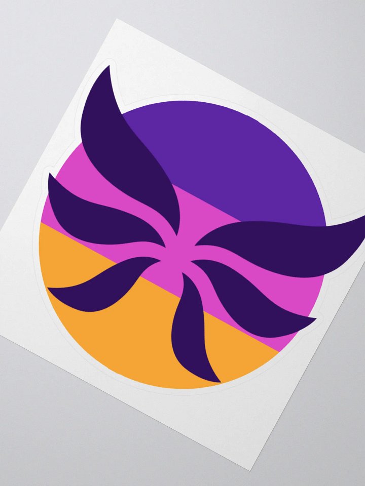 Circle Flag Wings Sticker product image (4)