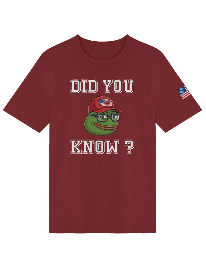 Did you Know? - Organic Tee (Unisex) product image (1)