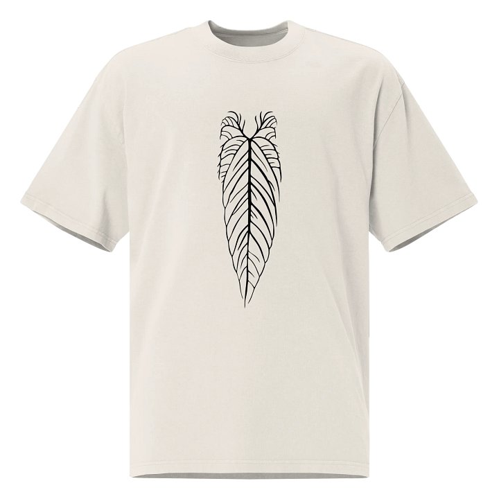 ANTHURIUM WAROCQUEANUM SKELETON - Oversized Faded T-Shirt product image (1)