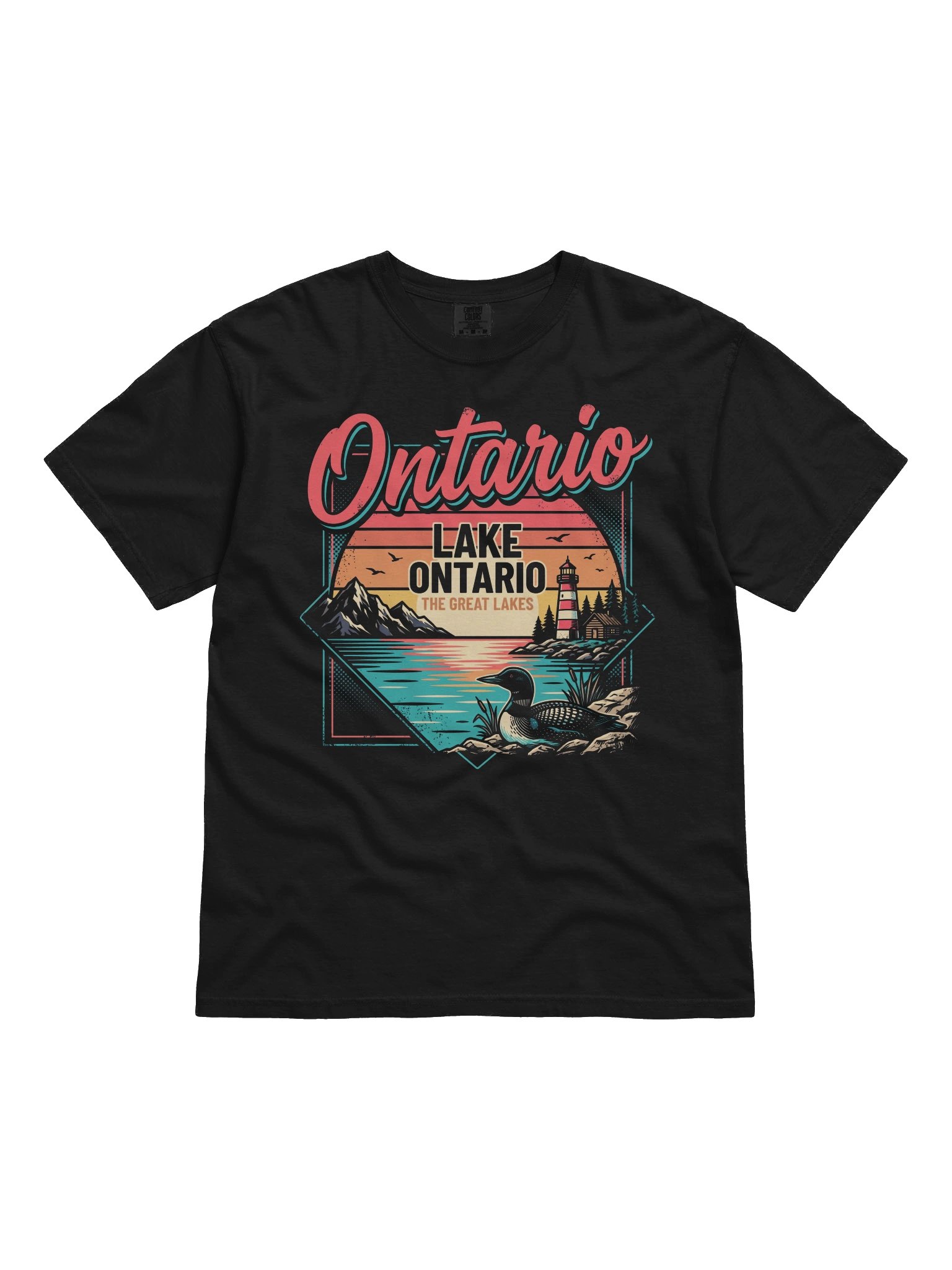 Ontario Lake Lovers – Vintage Great Lakes Sunset product image (1)