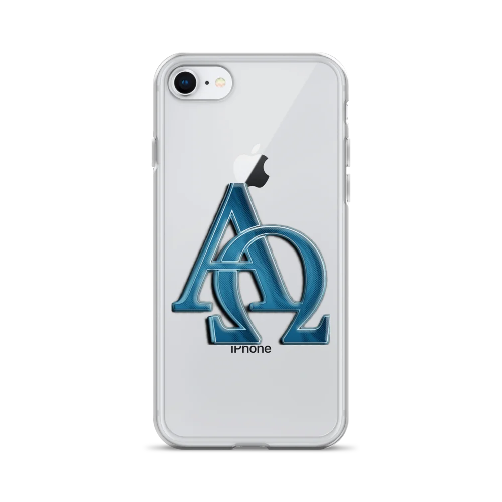 Alpha Omega Blue Metallic iPhone® Case product image (28)