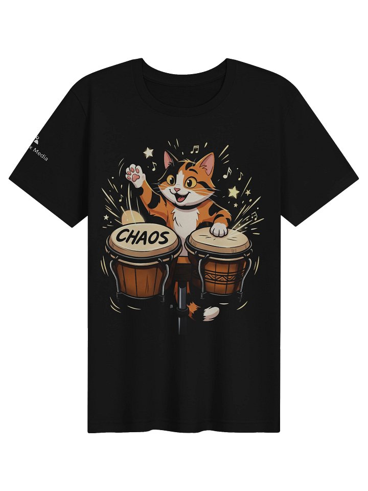 Chaos Bongo Cat Tee - Dark Colors product image (4)