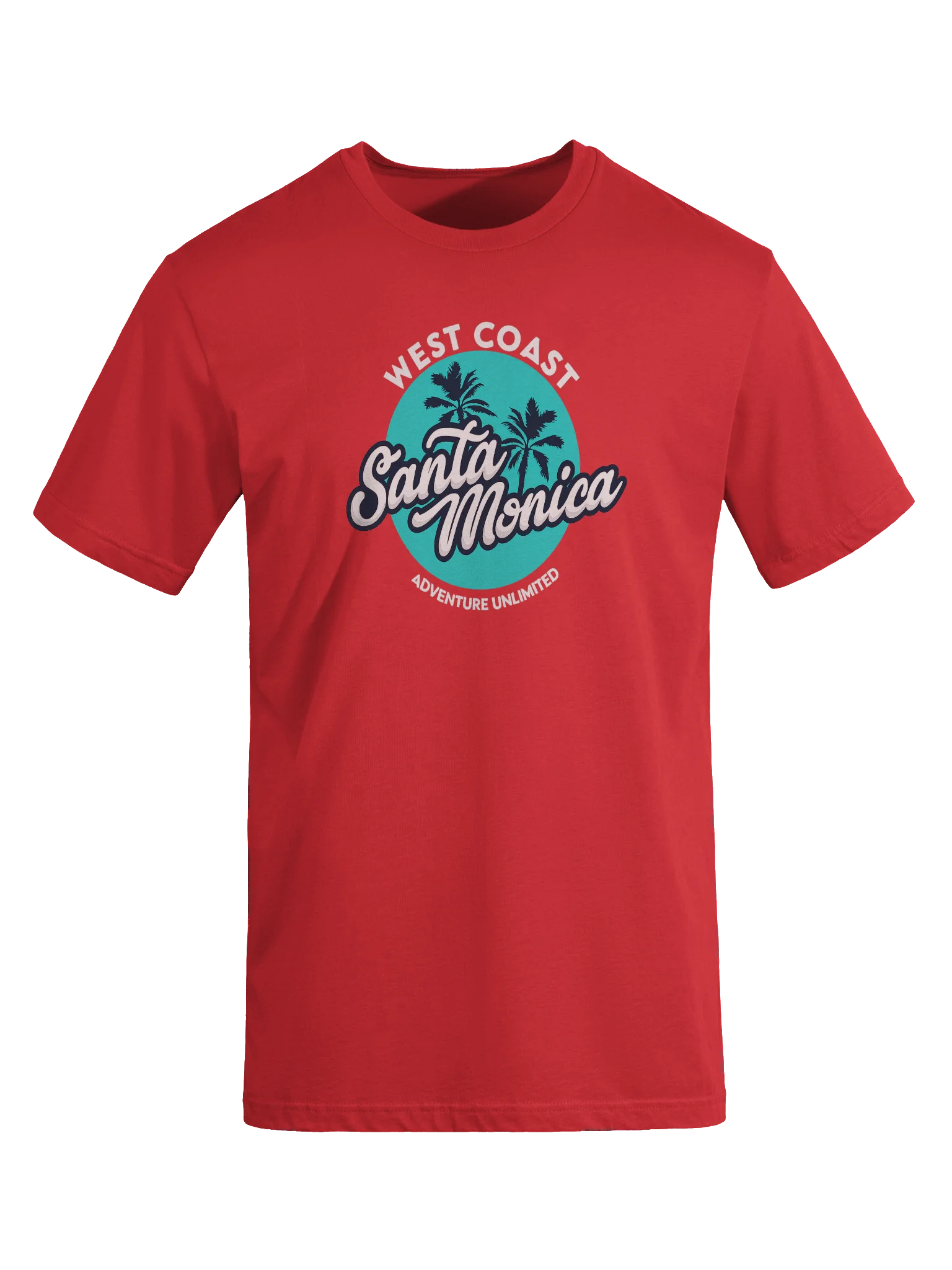 "Santa Monica Adventure Unlimited" West Coast T-Shirt product image (8)