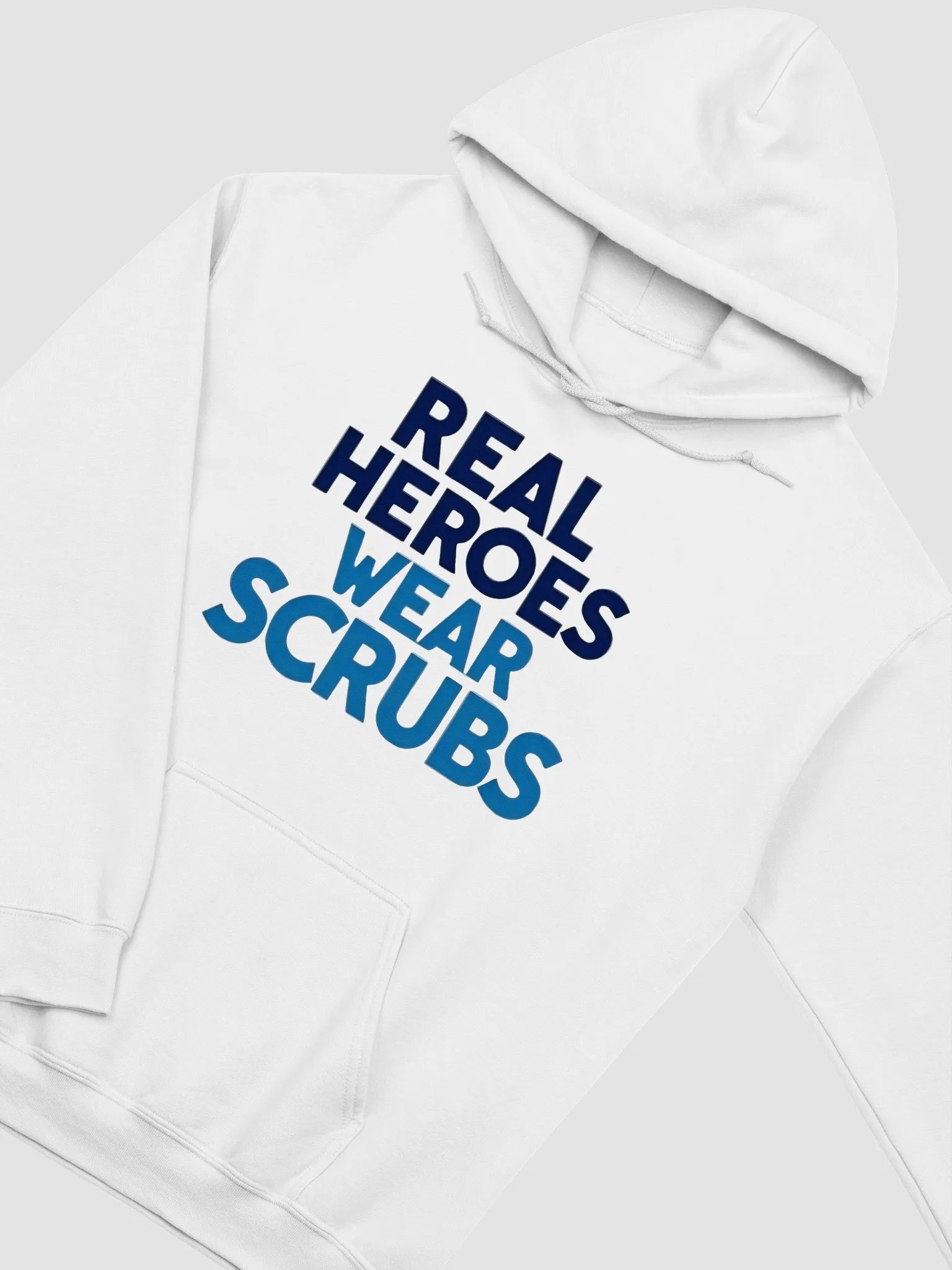 Real Heroes Wear Scrubs Hoodie product image (23)