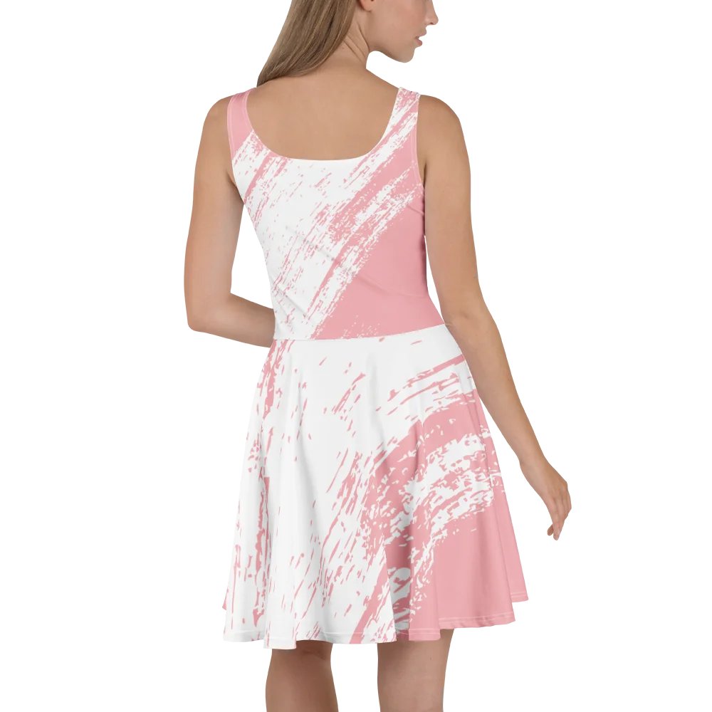 Whimsical Brush Strokes Skater Dress product image (4)