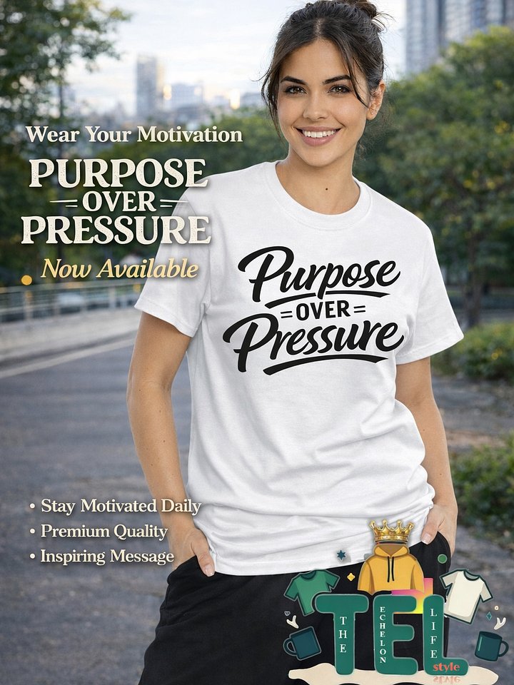 Purpose Over Pressure - Mindset Tee product image (1)