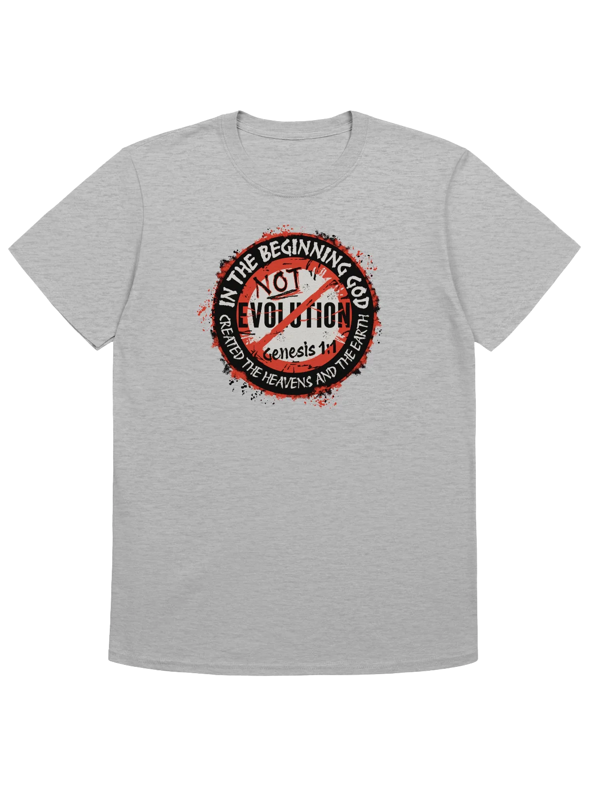 In The Beginning God, Not Evolution T-Shirt product image (1)