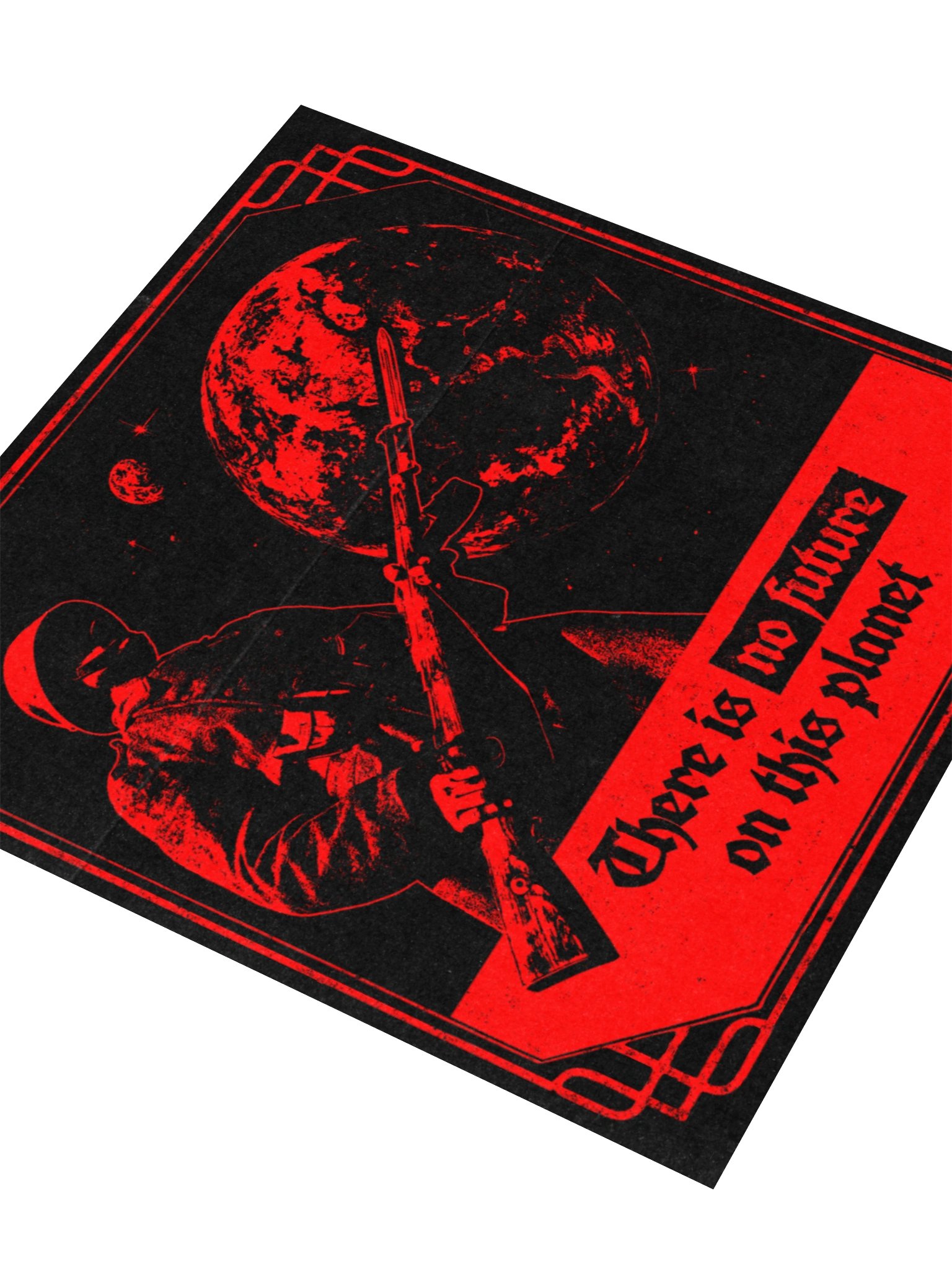 NO FUTURE STICKER RED product image (8)