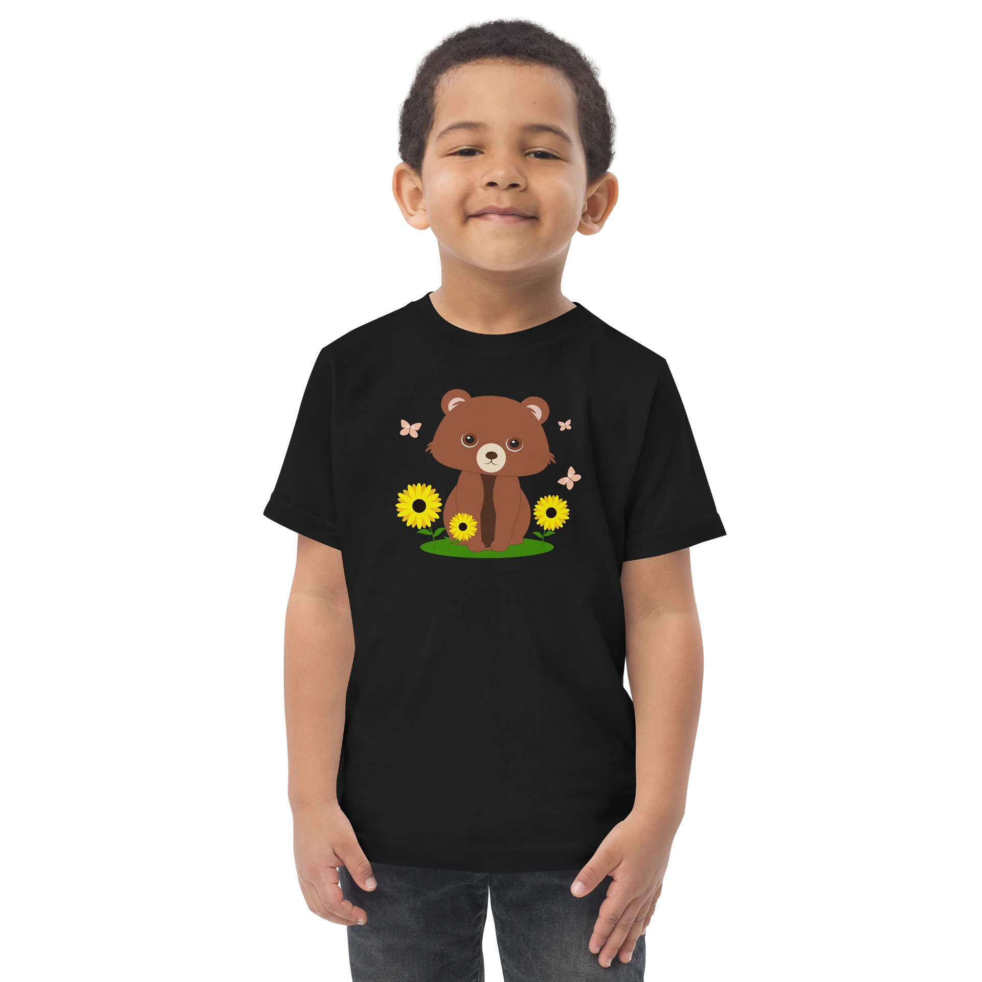Soft Paws & Petals Bear Toddler Jersey T-Shirt product image (1)