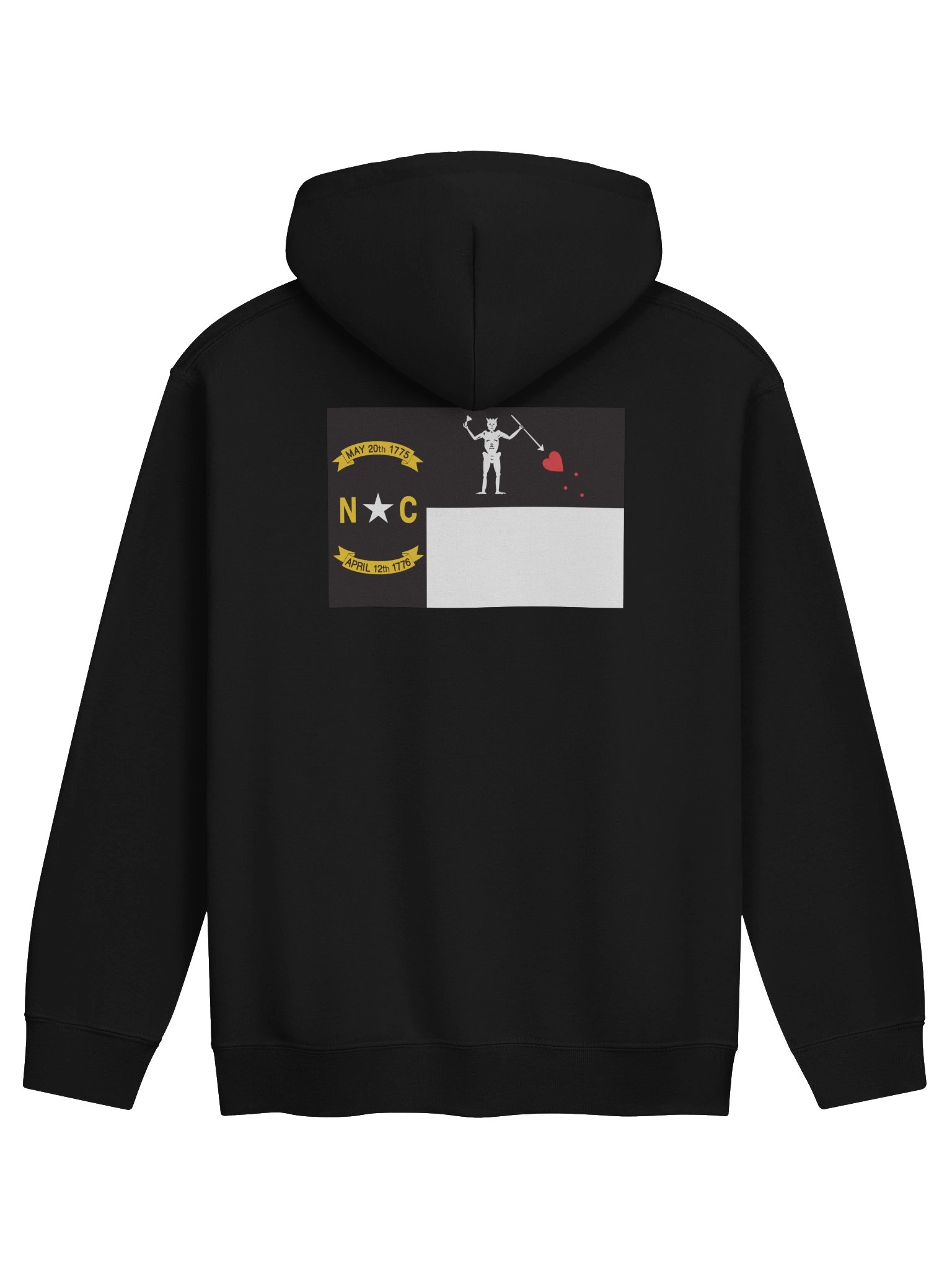 North Carolina Revenge Hoodie-Black Edition product image (2)