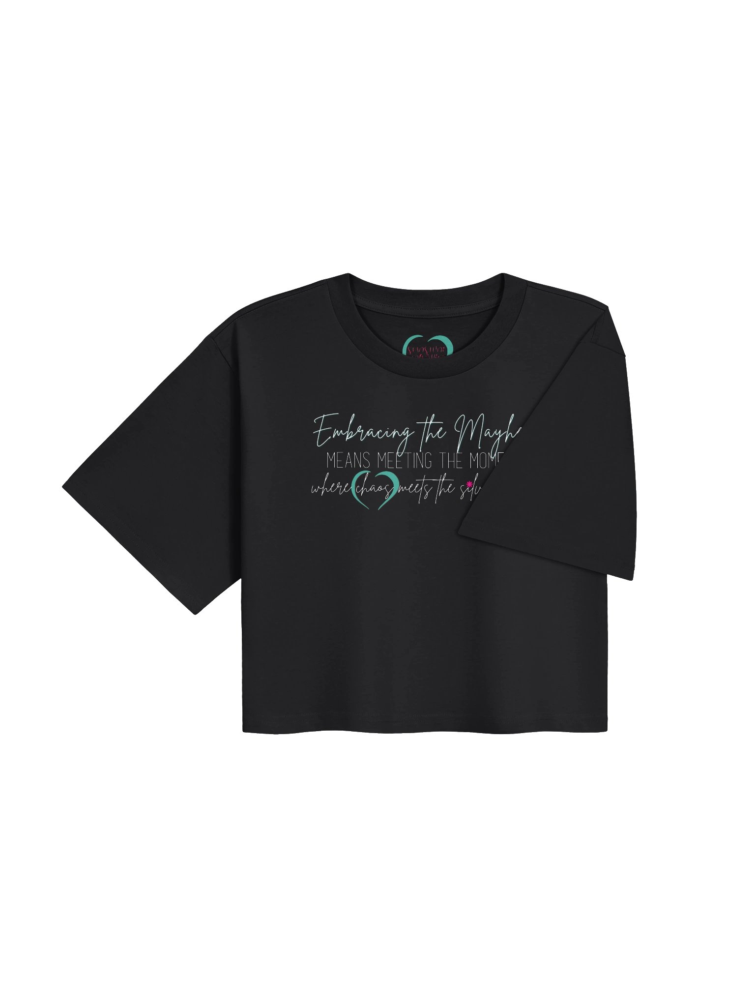 Embrace the Mayhem Crop | light logo product image (12)