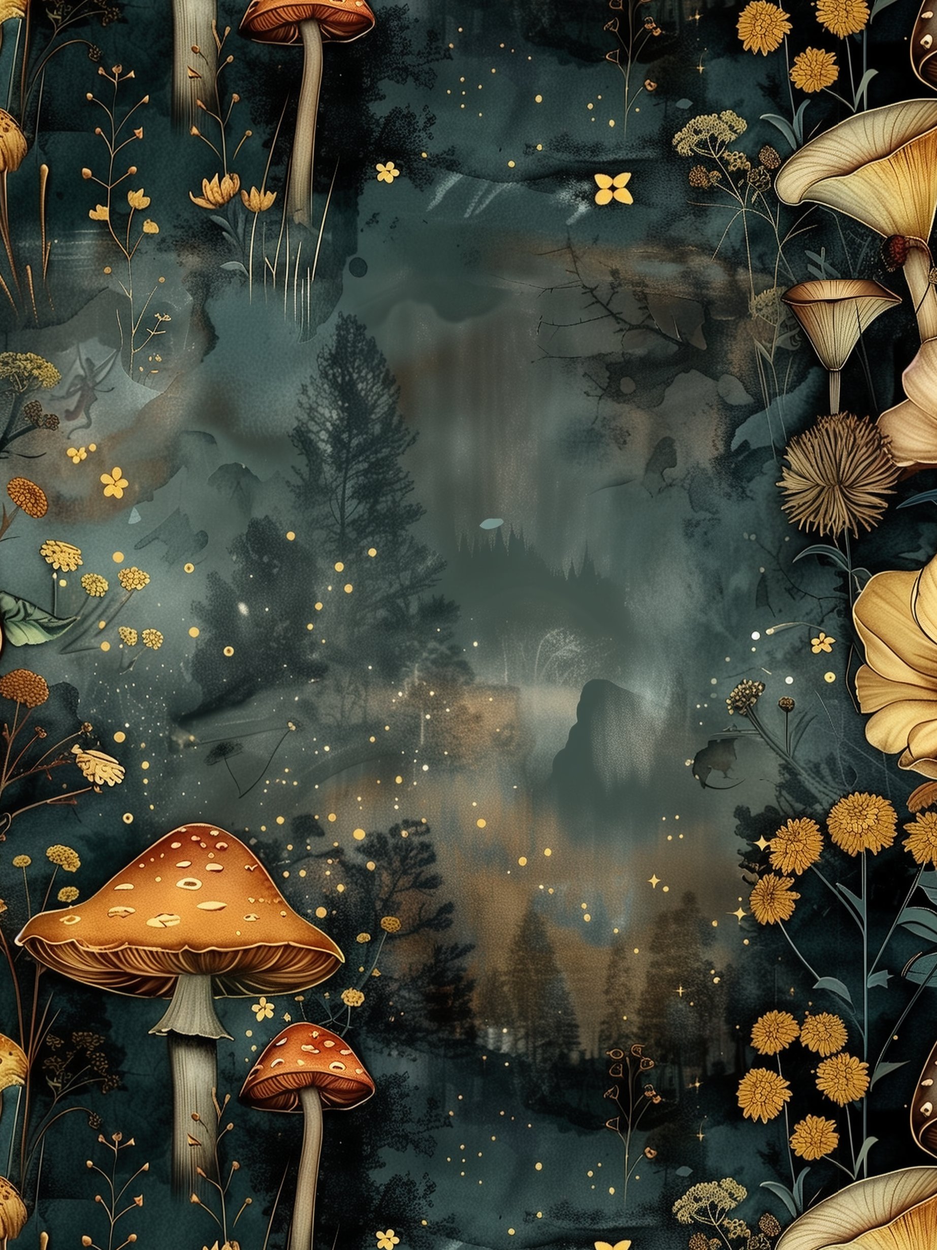 Enchanted forest - 20 oz skinny tumbler sublimation design product image (2)