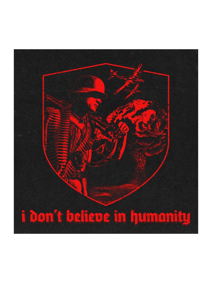 "HUMAN DISEASE" STICKER RED product image (1)