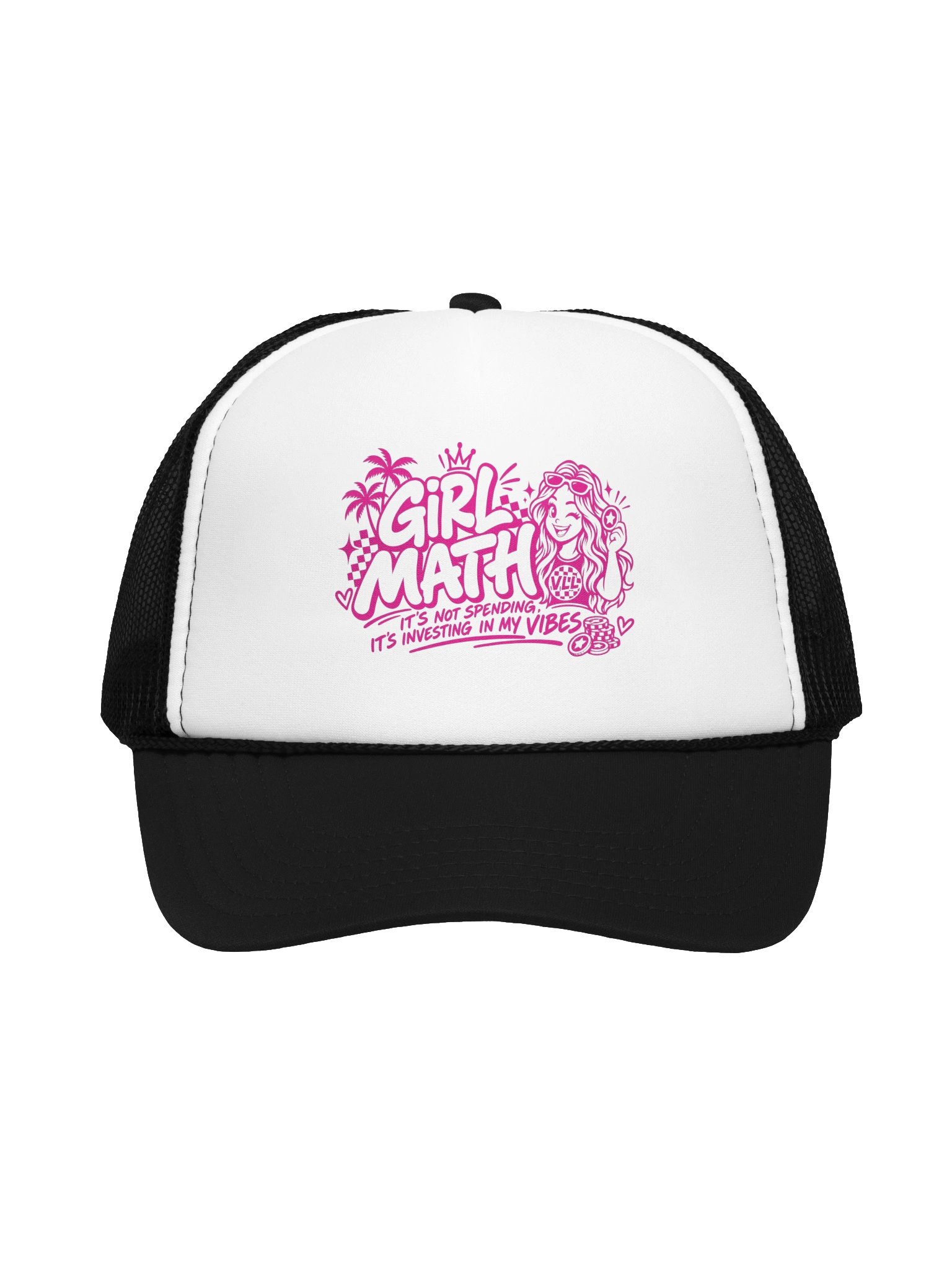 Girl Math Trucker Hat product image (1)