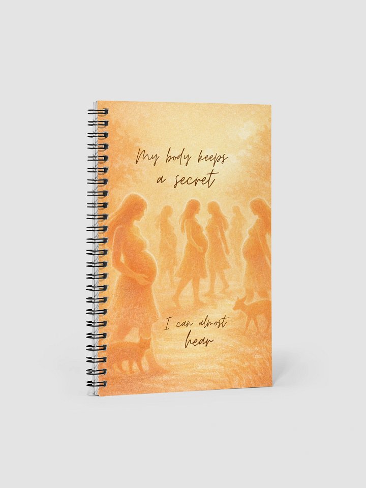 Artistic Pregnancy Journal Notebook product image (1)