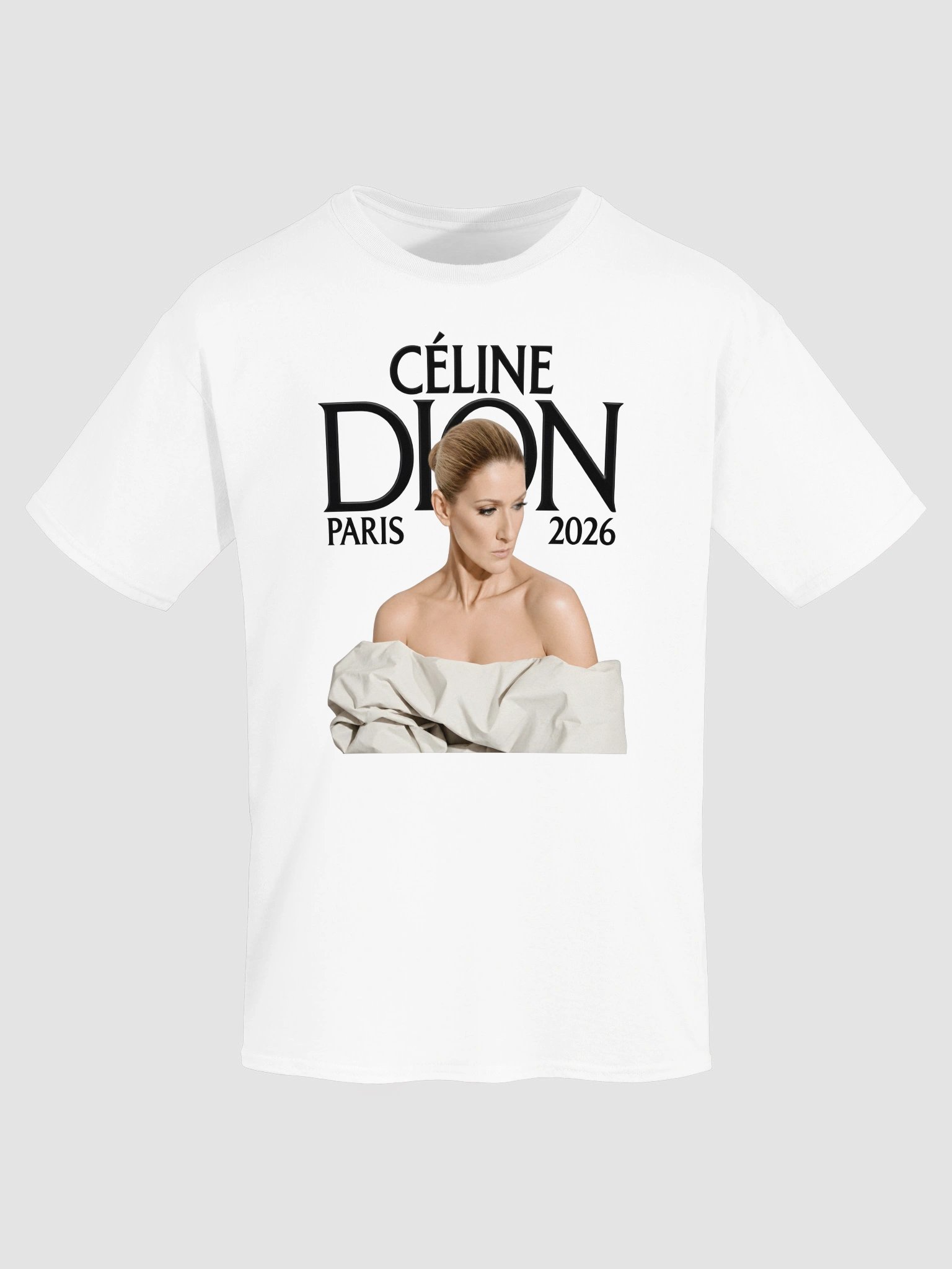Celine Dion Paris Tour 2026 Shirt, Celine Dion Graphic Tee, Live On Tour Dates T-Shirt, Vintage Music Merch product image (7)