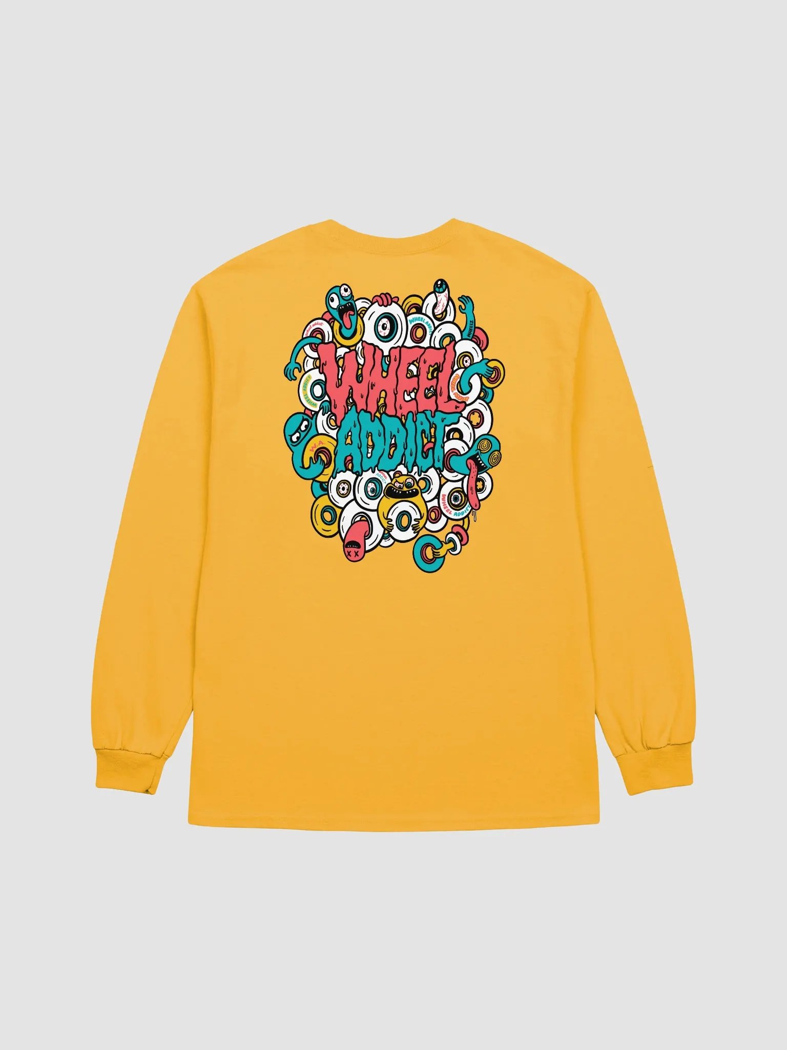 WHEELADDICT DISORDER YELLOW LONG SLEEVE product image (2)