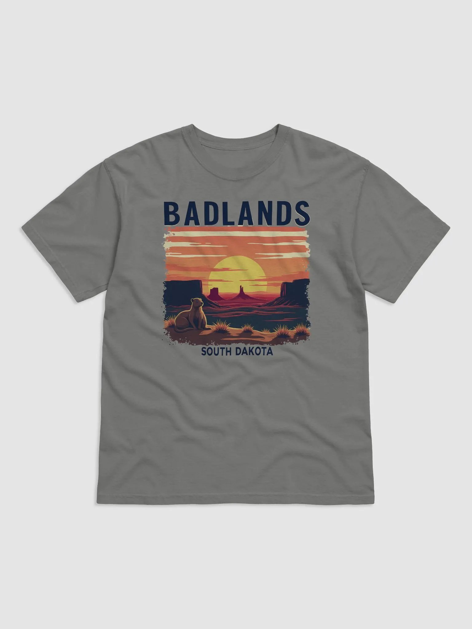 Badlands Sunset Scenic T-Shirt product image (2)