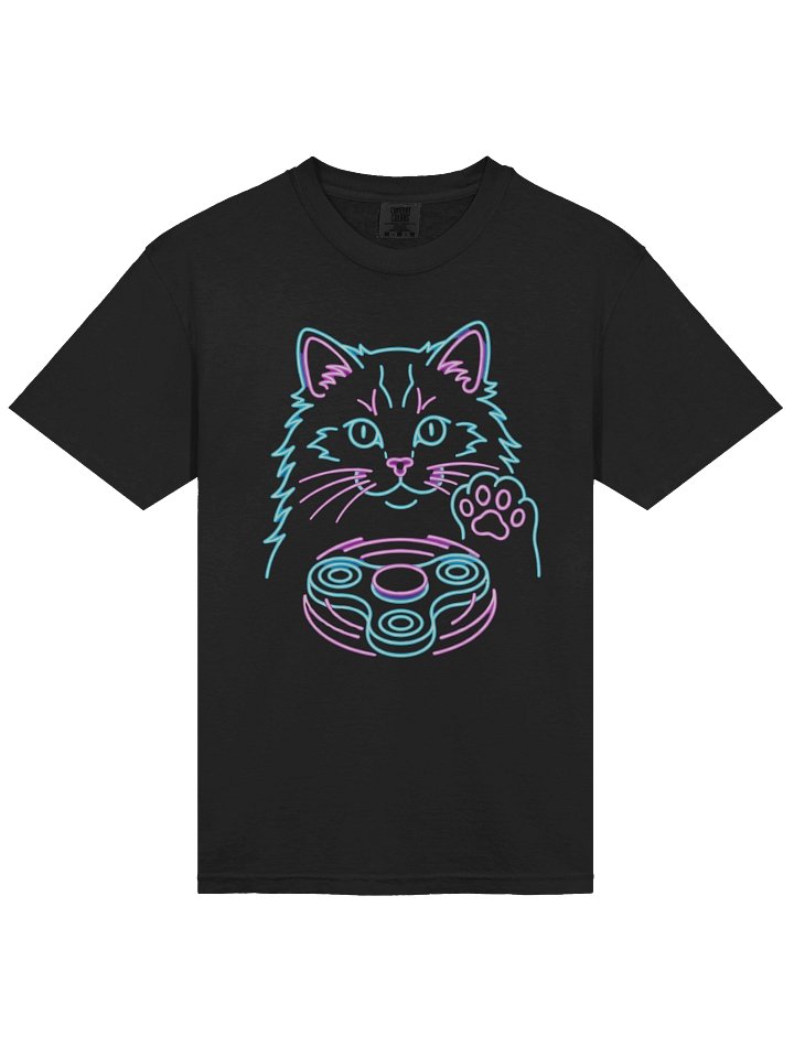 "Electric Omen" Spinner Cat T-Shirt product image (1)