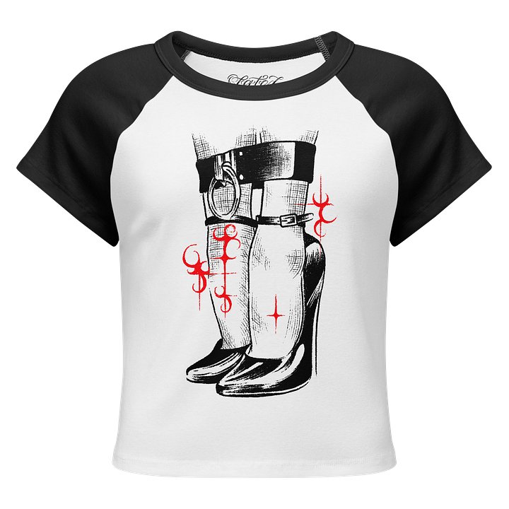 Cyber $teppin’ - cropped ringer T product image (1)