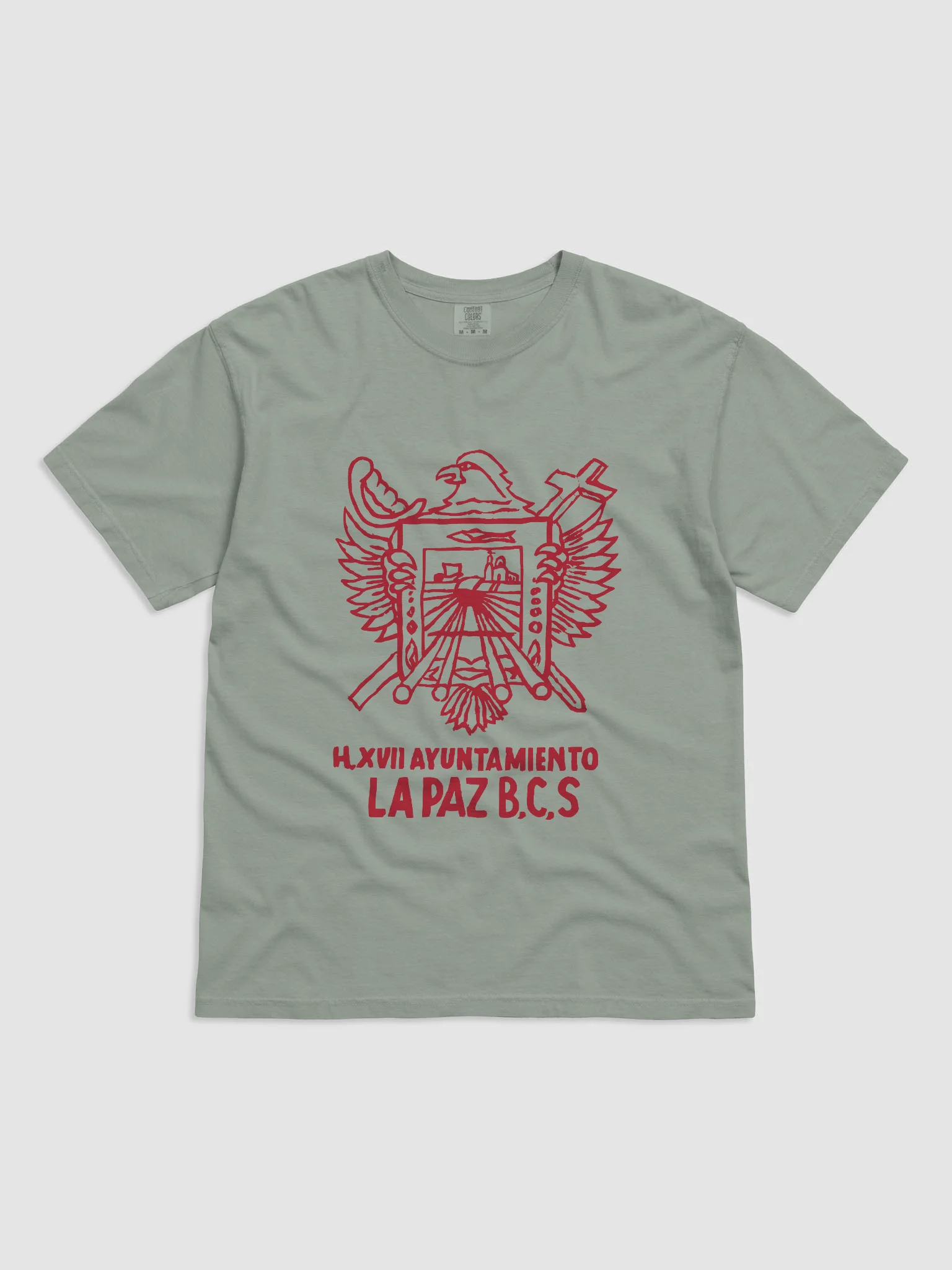 La Paz Heavyweight T-Shirt (Red) product image (4)