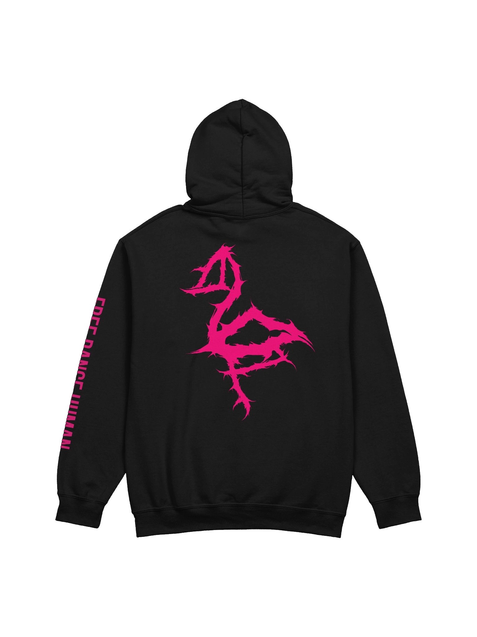 *NEW!* DEATH METAL Empathy is Power Hoodie (HOT PINK) product image (2)