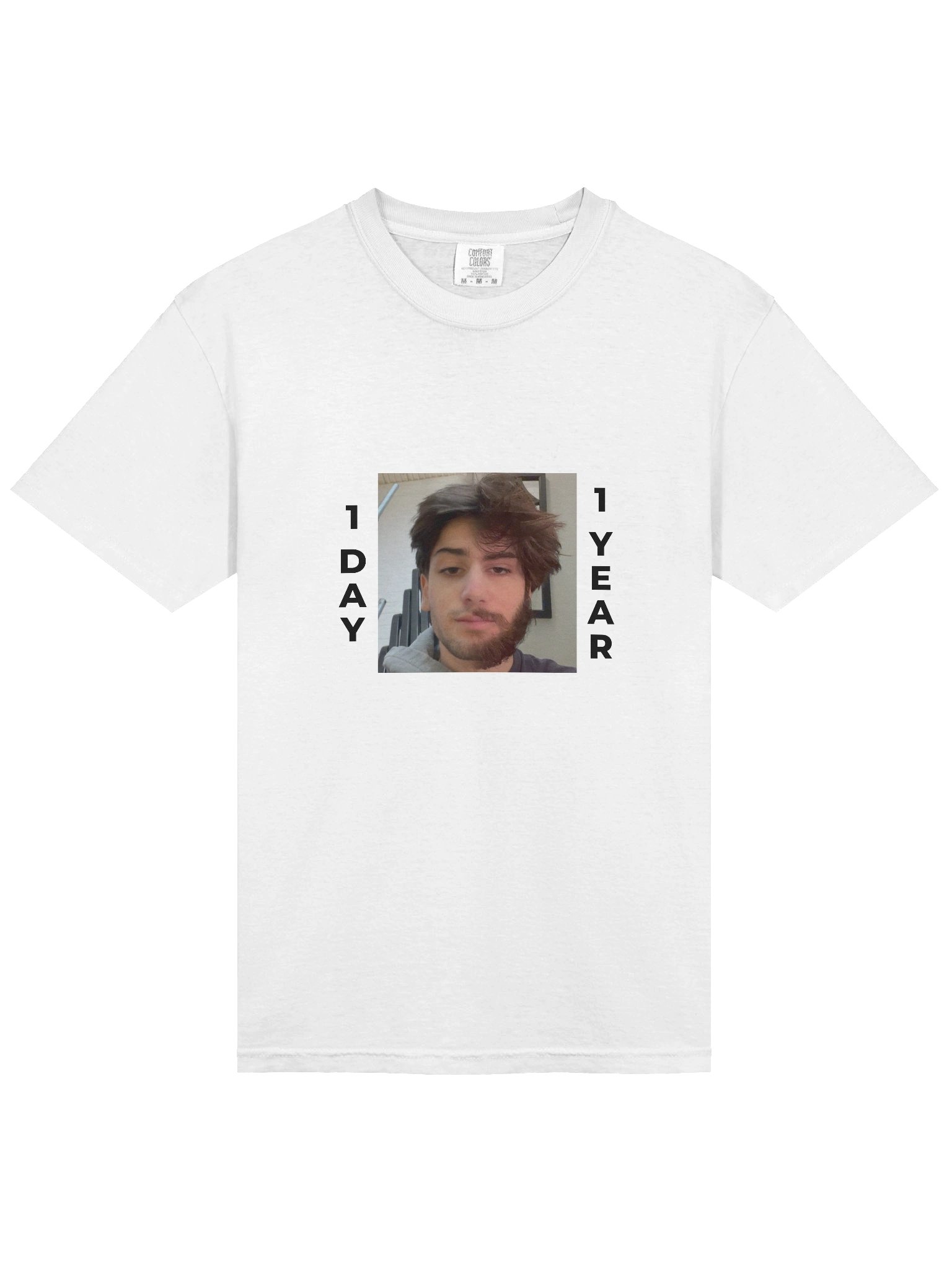 1 Day vs 1 Year T-Shirt product image (3)