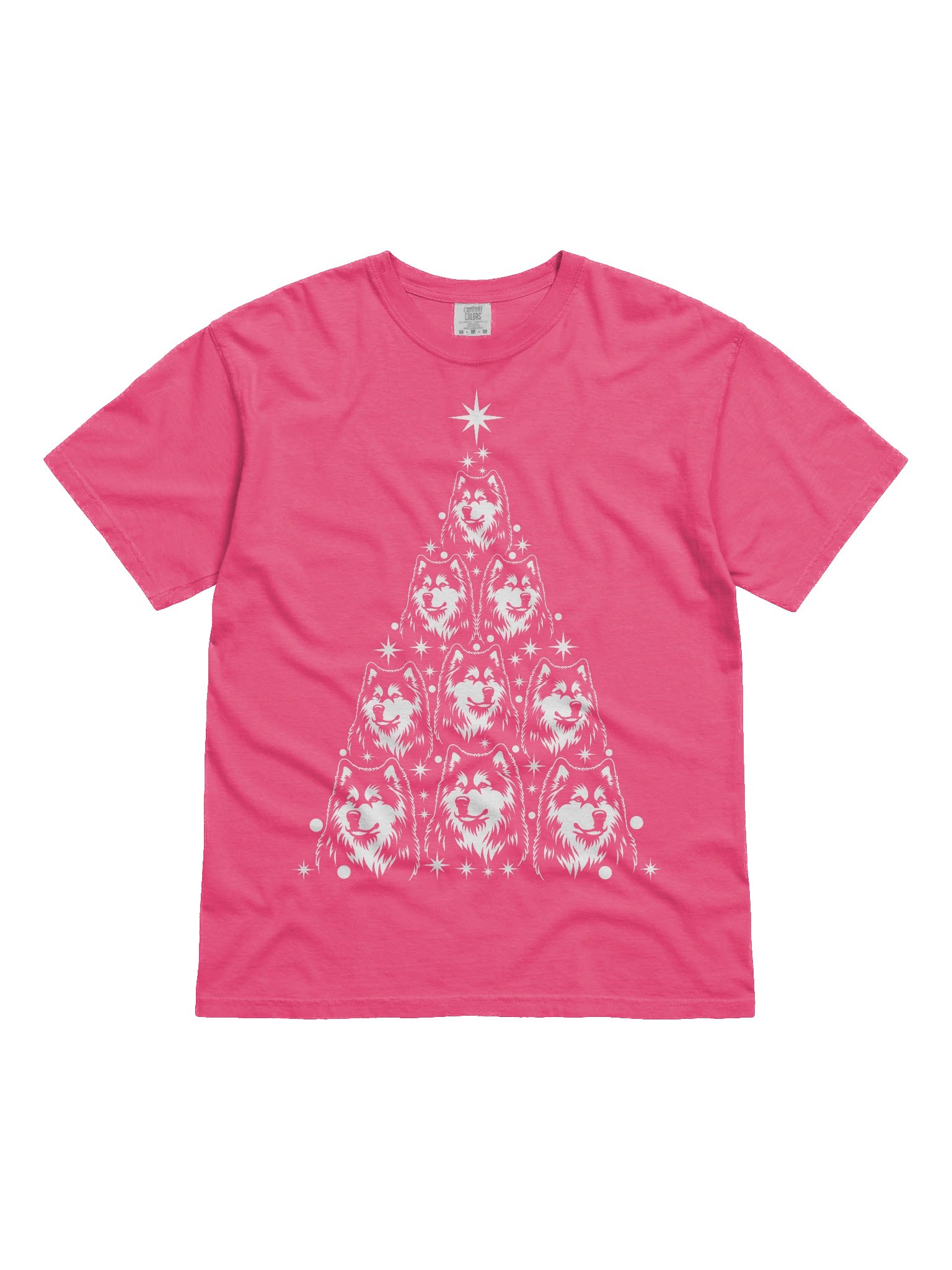 Alaskan Malamute Christmas Tree T-Shirt(2) product image (2)