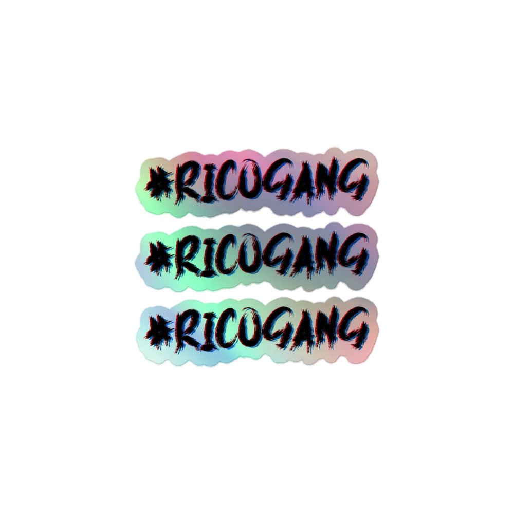 RICOGANG Holographic Stickers (Set of 3) product image (1)