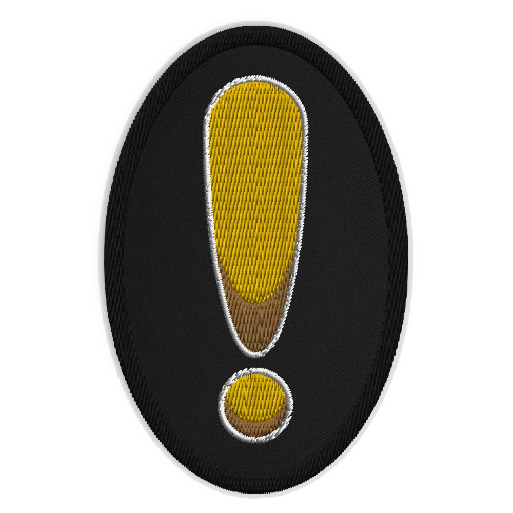 Quest Mark Embroidered Patch product image (1)