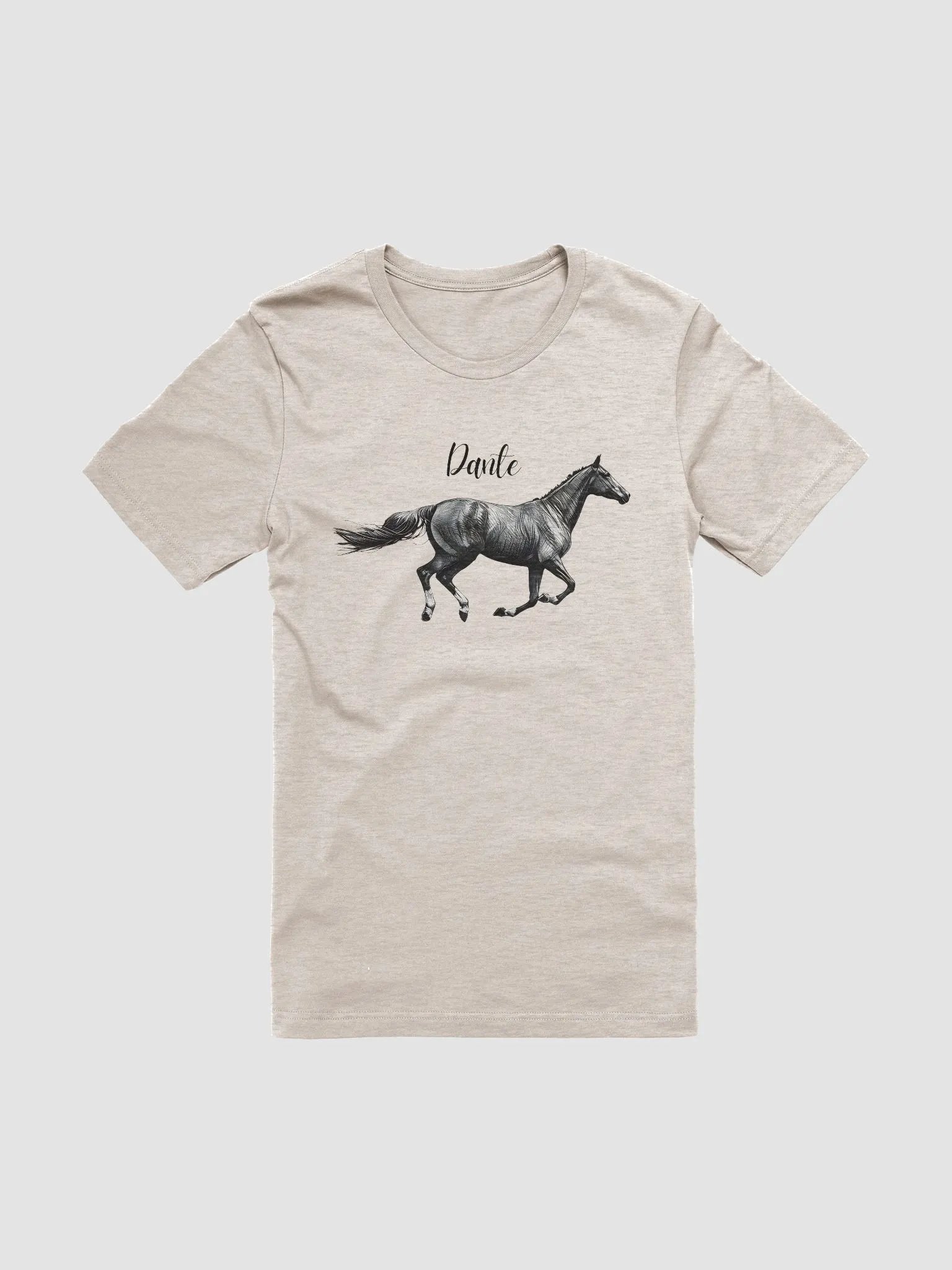 YOUR HORSE! / T-SHIRT WITH PERSONALIZED NAME product image (3)
