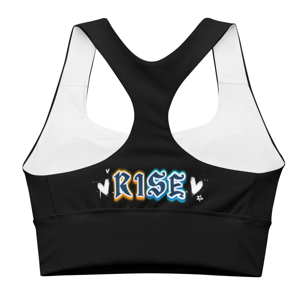 RISE Collection: Subtle Aroace Pride Phoenix Mild Compression Sports Bra product image (5)