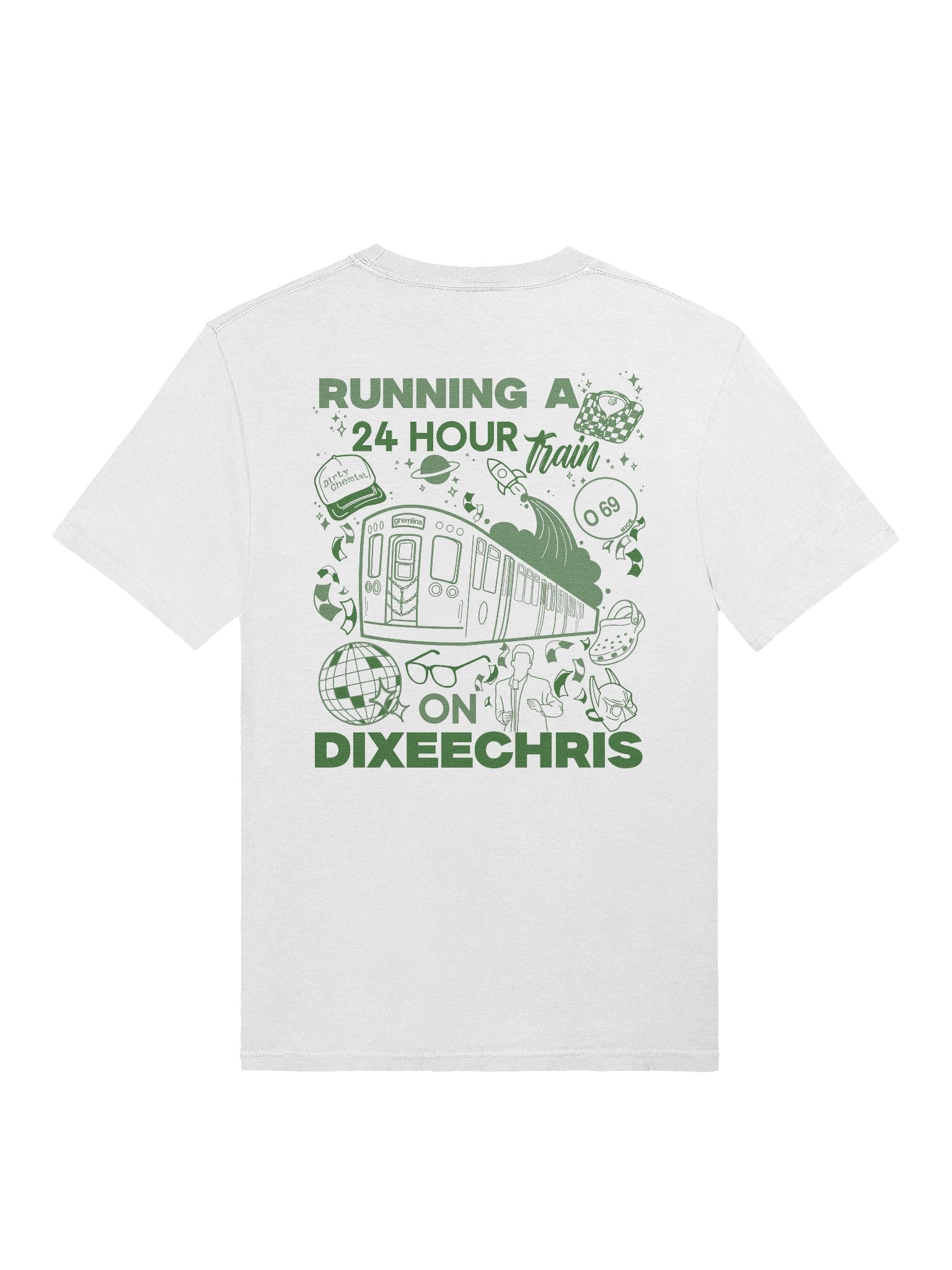 24hr Train Pocket Tee - Green product image (1)