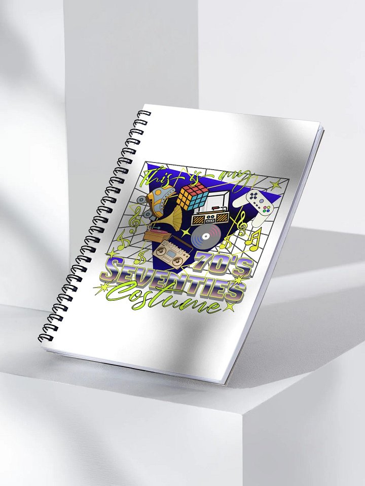 This Is My 70s Costume Nostalgia Spiral Notebook product image (2)