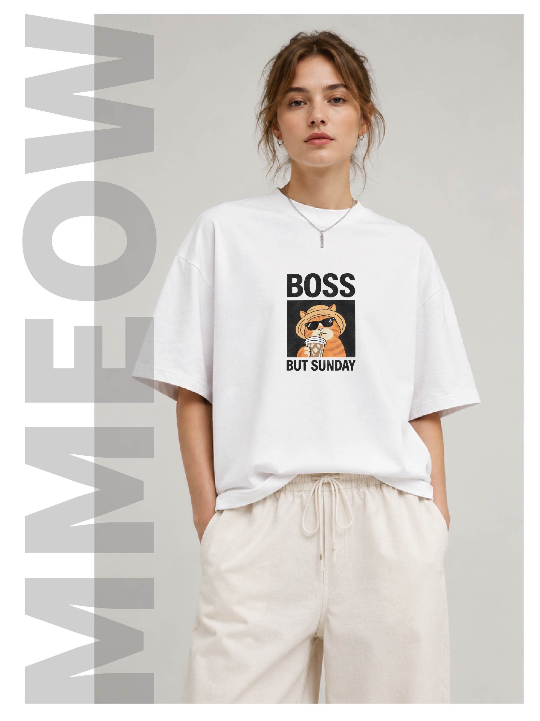 BOSS BUT SUNDAY BOXY T - SHIRT PRINTED product image (6)