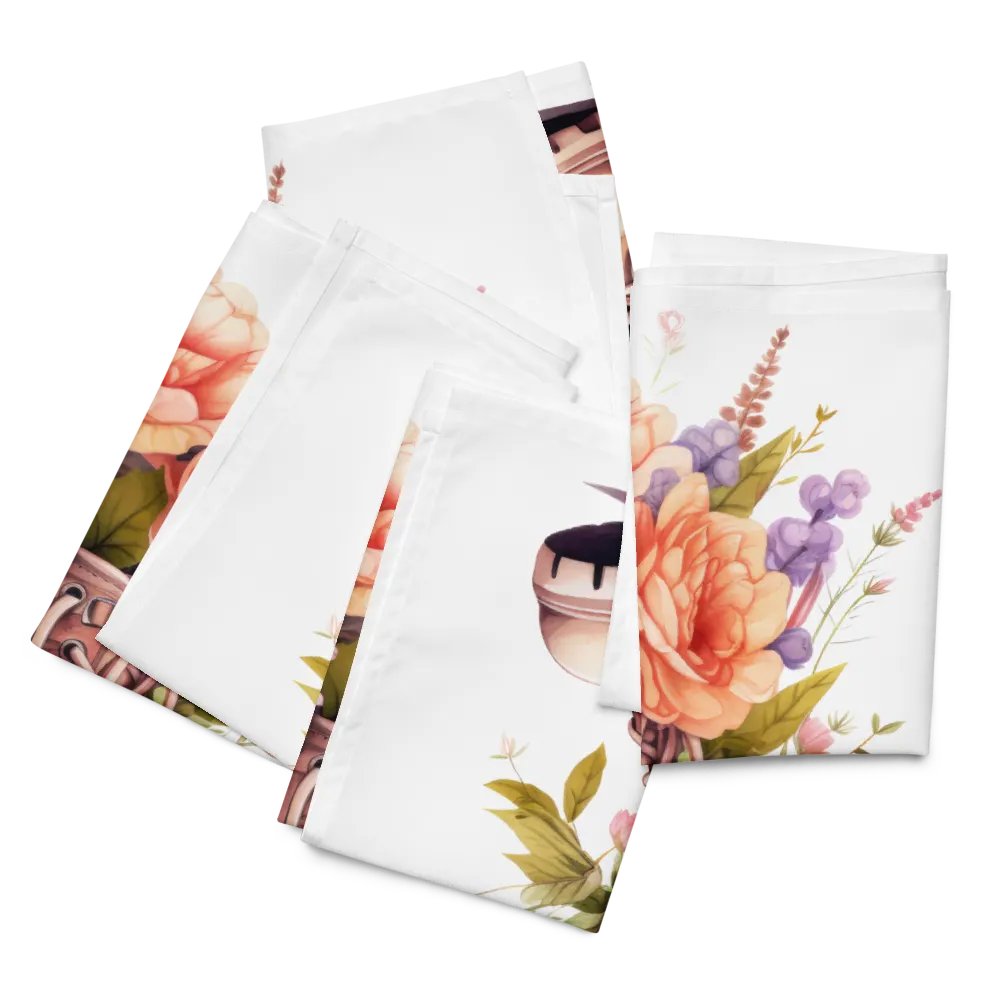 Floral Rugged Boots with Bouquet Napkins (4) product image (4)
