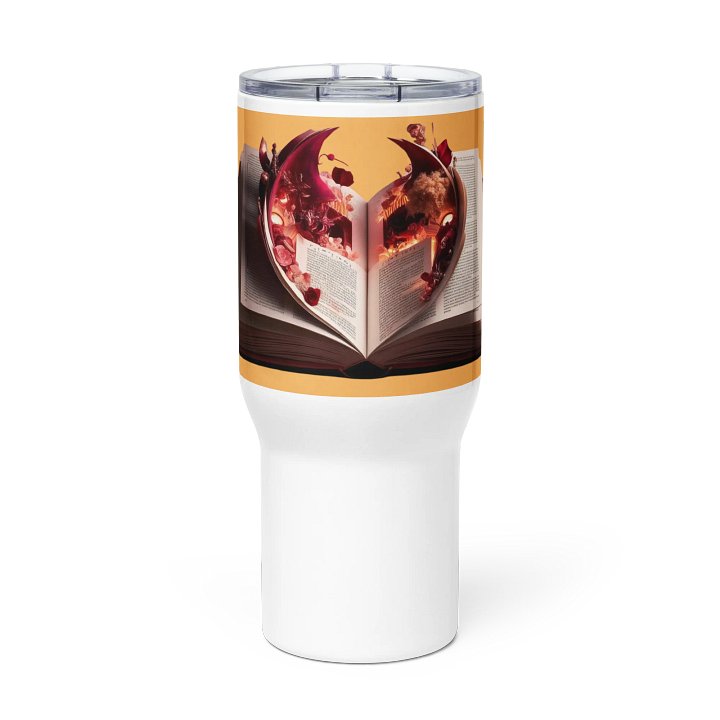 Novel Concepts Publishing – “Burning Pages” Romantasy Travel Mug product image (3)