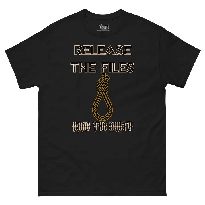 Release the Files Hang the Guilty Shirt product image (22)